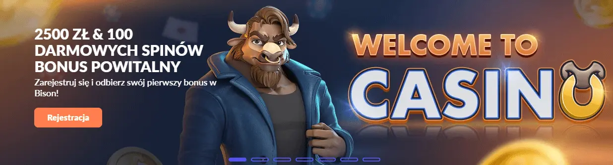 Bison casino kod promocyjny